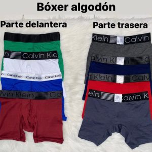 BOXERS ALGODON  PAQUETE POR 6